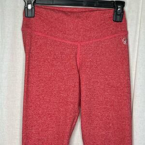 ABS2B Heather Pink Leggings Booty Scrunch Size XS X-Small Fitness Athletic Ankle